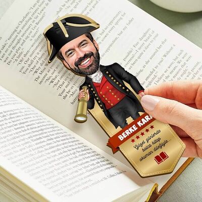 Kaşif Karikatürlü Kitap Okuma Ayracı - 2