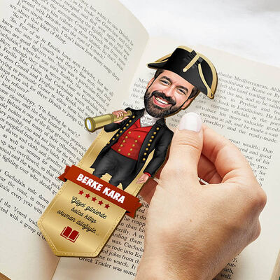 Kaşif Karikatürlü Kitap Okuma Ayracı - 3