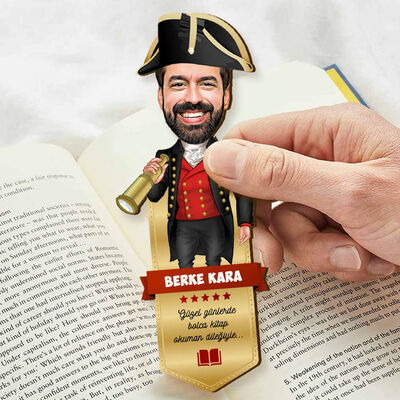Kaşif Karikatürlü Kitap Okuma Ayracı - 4