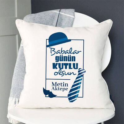 Kayın Babaya Babalar Günü Hediyesi Yastık - 3