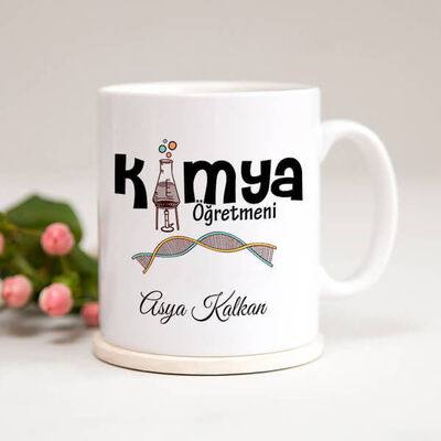 Kimya Öğretmenine Hediye Kupa Bardak - 1