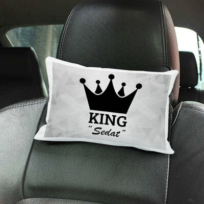 KING İsme Özel Koltuk Yastığı - 1