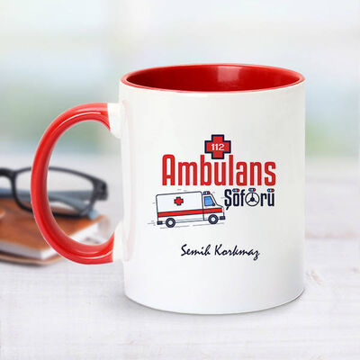 Kırmızı Kupa Bardak Ambulans Şoförleri İçin - 1