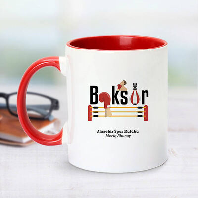 Kırmızı Kupa Bardak Boksörlere Özel - 1
