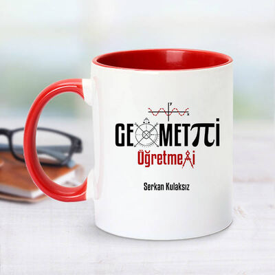 Kırmızı Kupa Bardak Geometri Öğretmenlerine Özel - 1