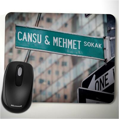 Kişiye Özel Aşkımızın Sokağı Mousepad - 1