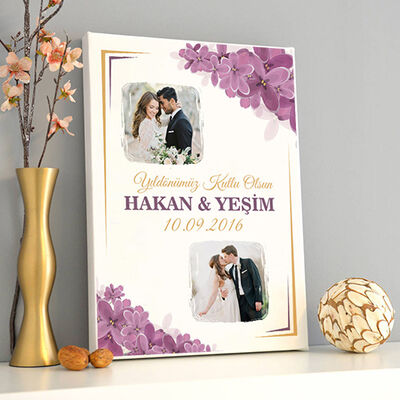 Kişiye Özel Aşkımızın Tablosu Kanvas - 1