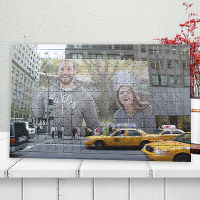 Kişiye Özel Billboard Reklamı 240 Parça Puzzle - 1