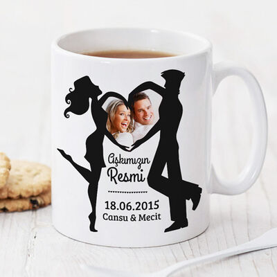 Kişiye Özel Biz Aşığız Kupa Bardak - 1