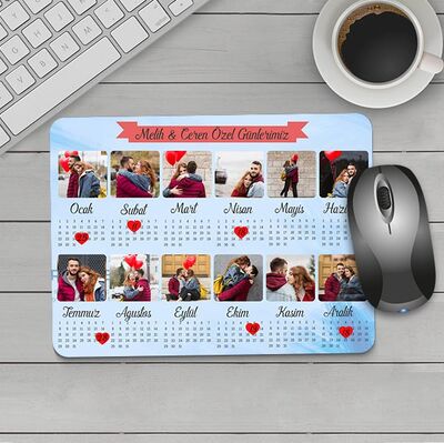 Kişiye özel Bizim Özel Günlerimiz Mousepad - 3
