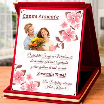 Kişiye Özel Canım Annem Plaketi - 1