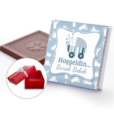 Kişiye Özel Erkek Bebek Çikolatası - 1