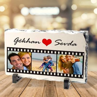 Kişiye Özel Film Şeridi Taş Baskı - 1