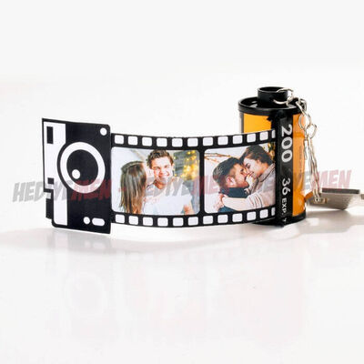 Kişiye Özel Fotoğraf Makinesi Filmi Anahtarlık - 4