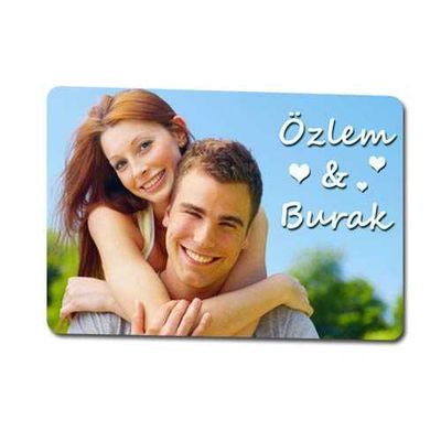 Kişiye Özel Fotoğraflı Dikdörtgen Magnet - 2
