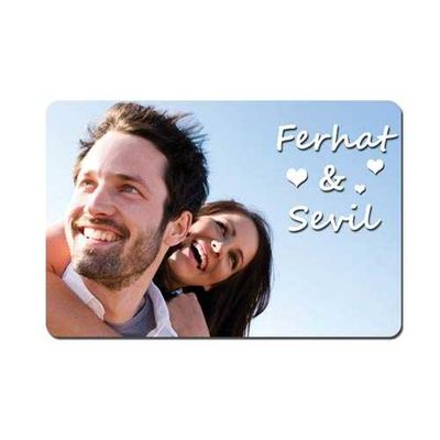 Kişiye Özel Fotoğraflı Dikdörtgen Magnet - 4