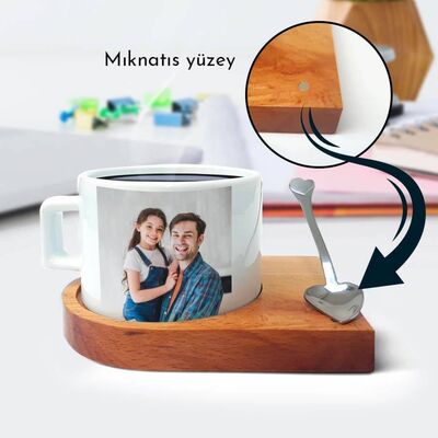 Kişiye Özel Fotoğraflı Lüks Çay Fincanı - 1
