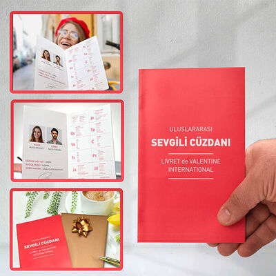 Kişiye Özel Fotoğraflı Sevgili Cüzdanı - 3