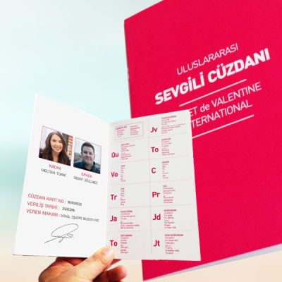 Kişiye Özel Fotoğraflı Sevgili Cüzdanı - 6