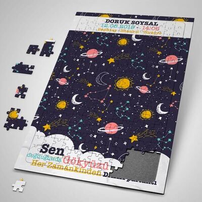 Kişiye Özel Gökyüzü Temalı Puzzle - 1