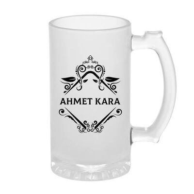 Kişiye Özel Hediyelik İsimli Bira Kadehi - 1
