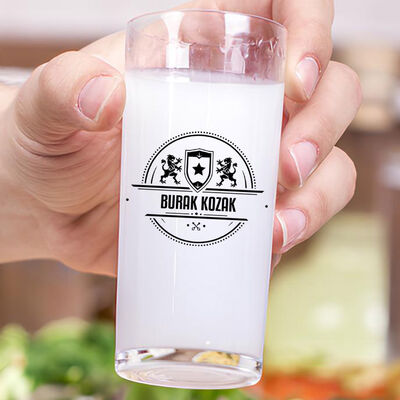 Kişiye Özel İsim Yazılı İkili Rakı Bardağı - 3