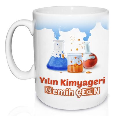 Kişiye Özel Kimyager Kupa Bardak - 1