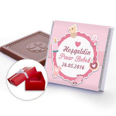 Kişiye Özel Kız Bebek Çikolatası - 1