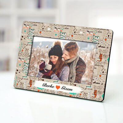 Kişiye Özel Love Tasarım Resim Çerçevesi - 2