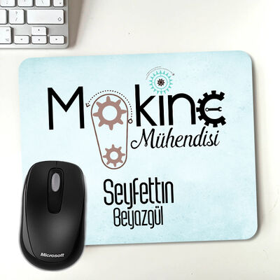 Kişiye Özel Makine Mühendisi Mousepad - 1