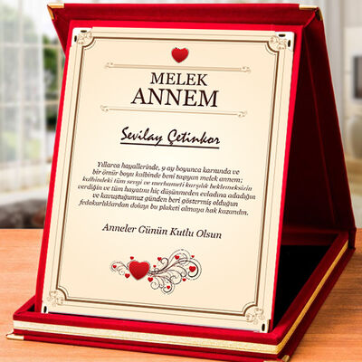 Kişiye Özel Melek Annem Plaketi - 1