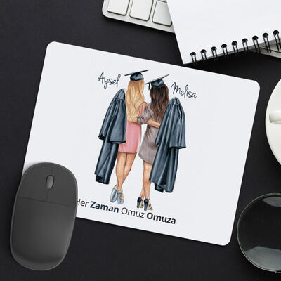 Kişiye Özel Mezuniyet Dostları Mousepad - 1