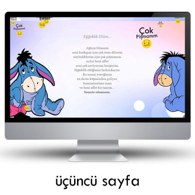 Kişiye Özel Özür Dilerim Web Sitesi - 3