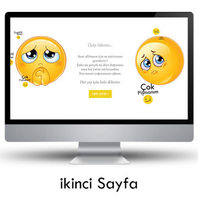 Kişiye Özel Özür Dilerim Web Sitesi - 4