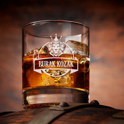 Kişiye Özel Premium İsimli Viski Bardağı - 1