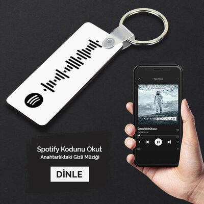 Kişiye Özel Spotify Ses Dalgası Anahtarlık - 2