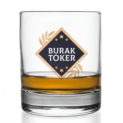 Kişiye Özel Viski Bardağı Şık Kutusunda - 2