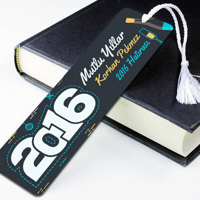 Kişiye Özel Yılbaşı Kitap Ayracı - 1