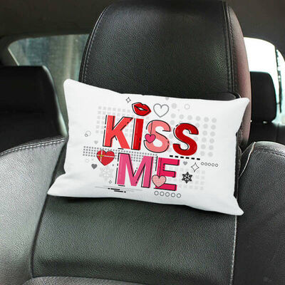 Kiss Me Tasarım Araç Koltuk Yastığı - 1