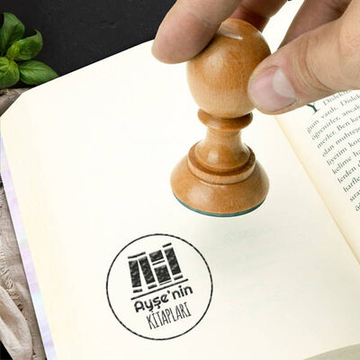 Kitap Sever Arkadaşa Hediye Mühür - 1