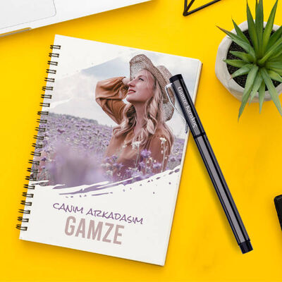 Kız Arkadaşa Hediye Defter ve Kalem - 1