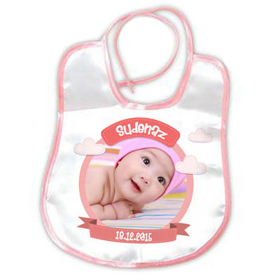 Kız Bebekler İçin Fotoğraflı Mama Önlüğü - 1