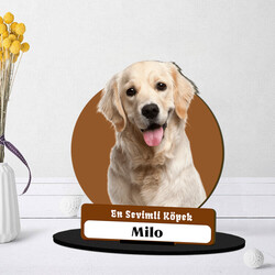 Köpeğinizin Fotoğrafına Özel Masa Biblosu - 1