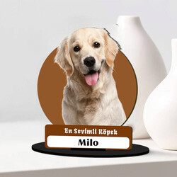 Köpeğinizin Fotoğrafına Özel Masa Biblosu - 2