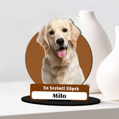 Köpeğinizin Fotoğrafına Özel Masa Biblosu - 2