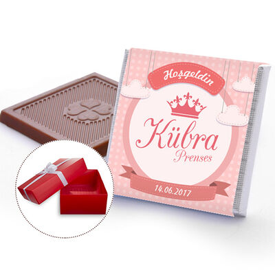 Kraliçe Taçlı Kız Bebek Çikolatası - 1