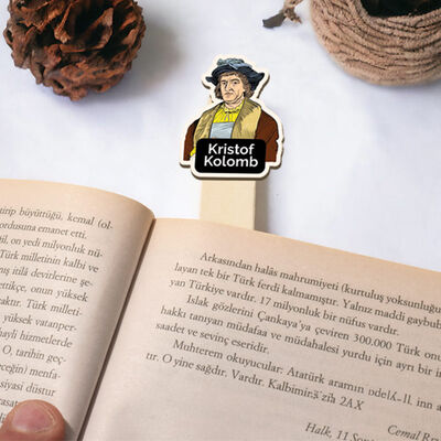 Kristof Kolomb Esprili Çubuk Kitap Ayracı - 1