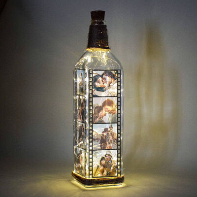 Led Işıklı Film Şeridi Dekoratif Şişe Lamba - 3
