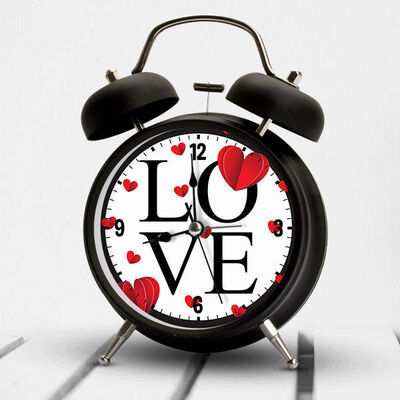 Love Tasarımlı Romantik Çalar Saat - 2