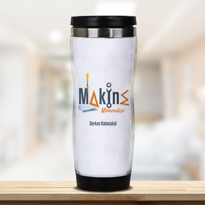 Makine Mühendisi Temalı Termos Bardak - 1
